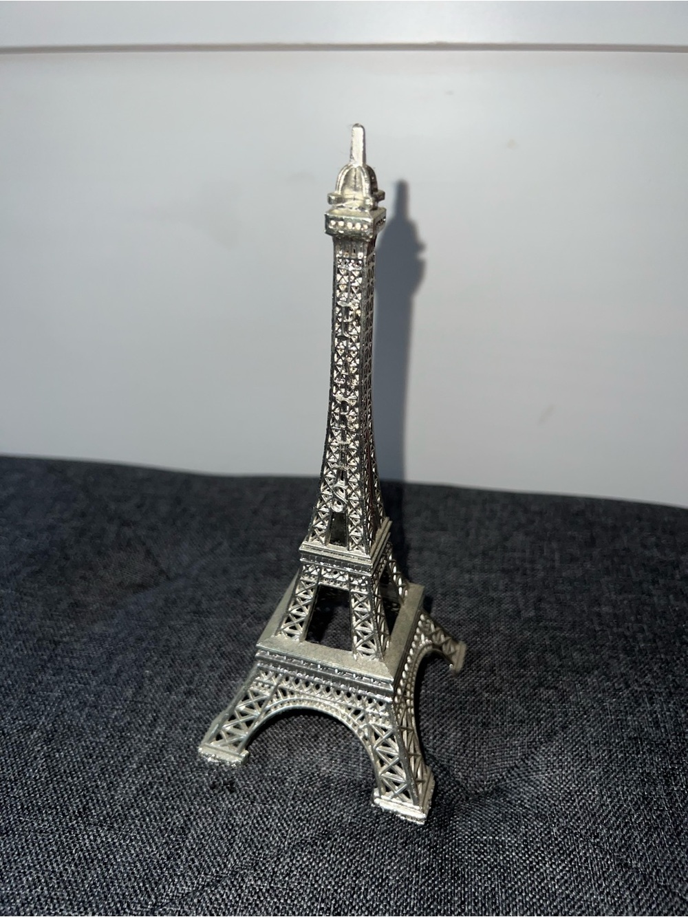 Miniature Eiffel Tower Figurine - Silver
